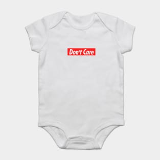 Don't Care Baby Bodysuit